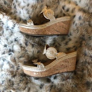Jack Rogers Cork wedges